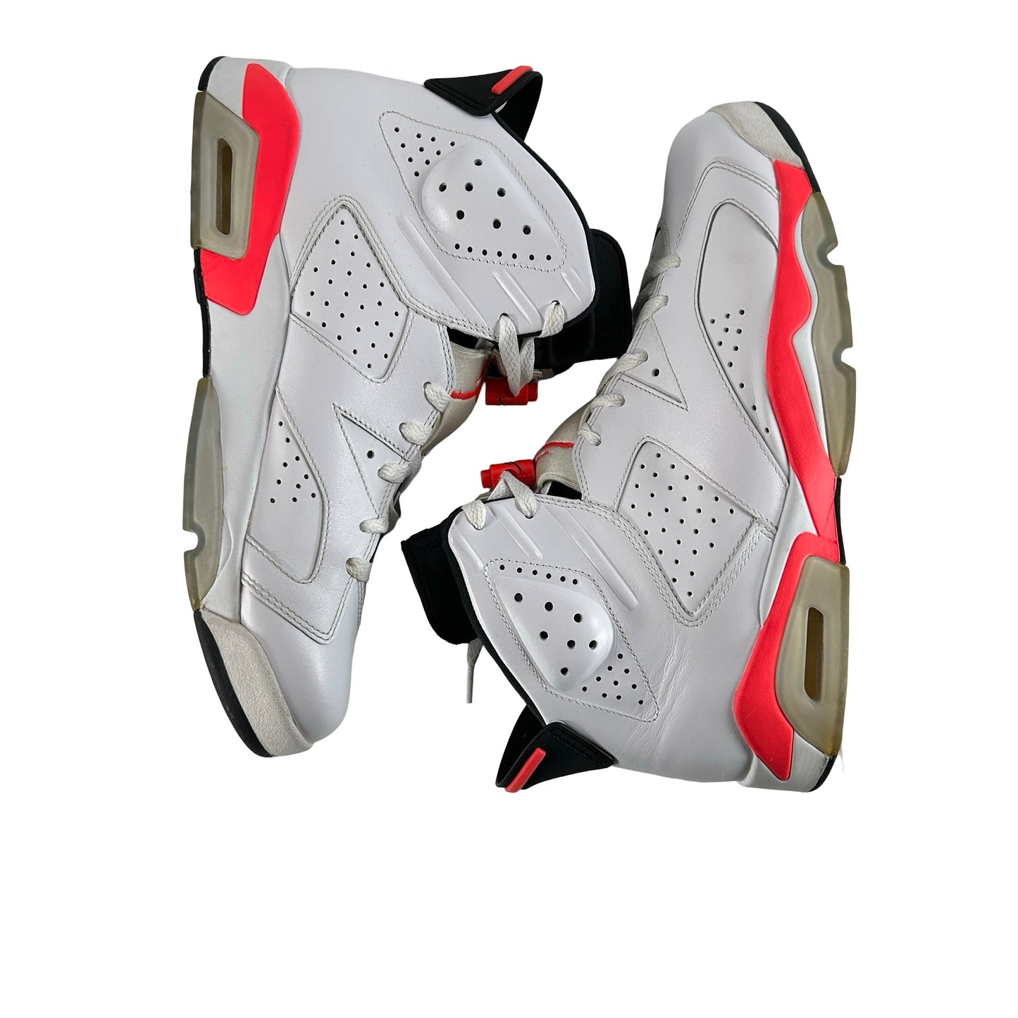 384664 123 Jordan 6 Retro Infrared White (2014) [USED] - 10.5 M (Used)