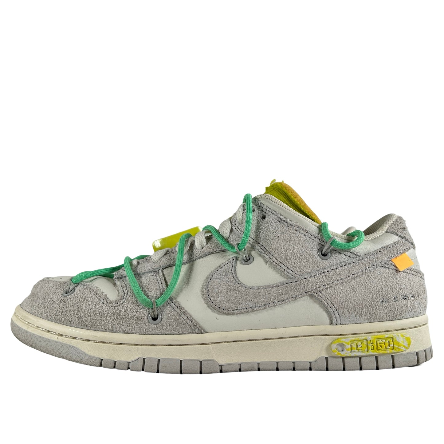 DJ0950 106 Nike Dunk Low Off-White Lot 14 [USED] - 9 M (Used2)