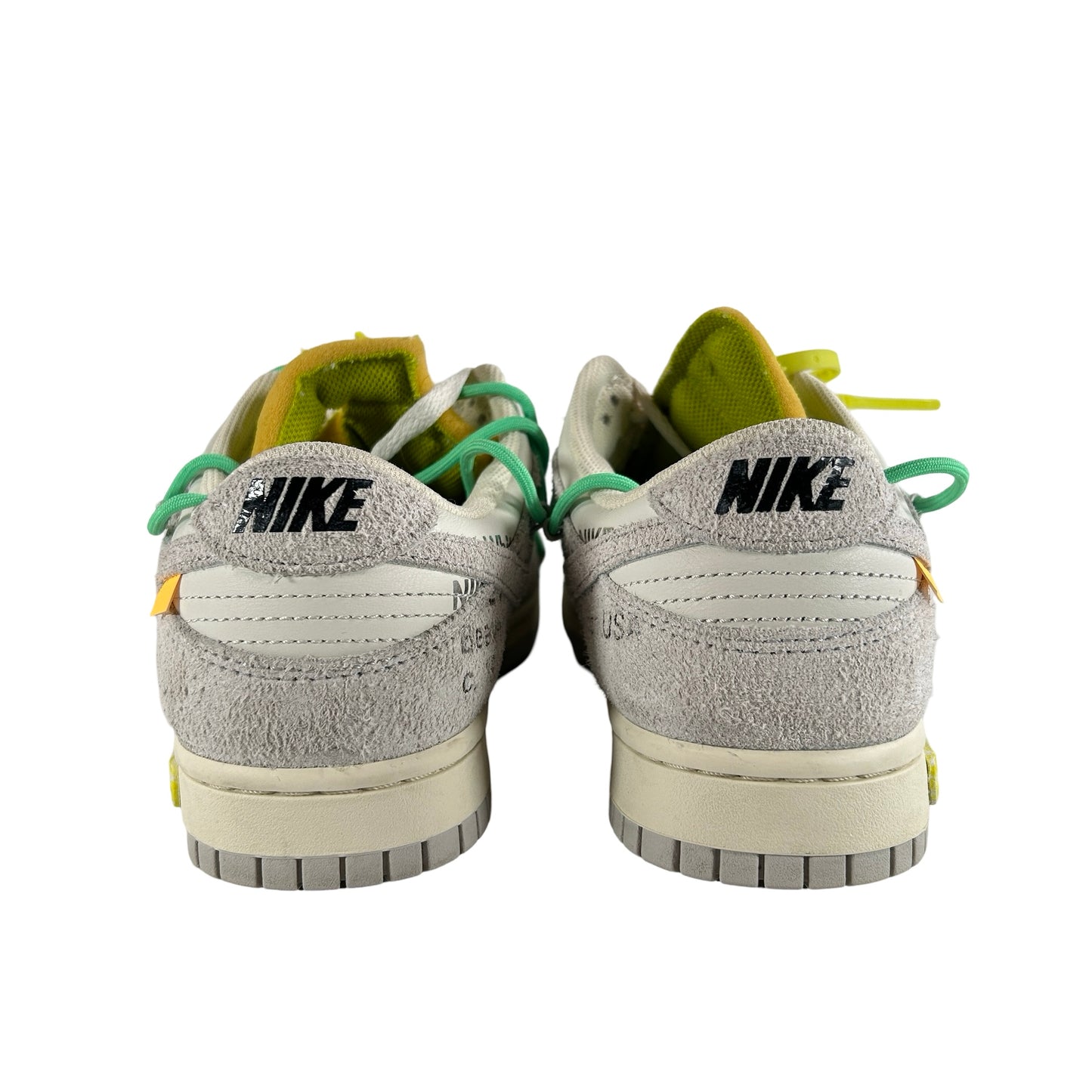 DJ0950 106 Nike Dunk Low Off-White Lot 14 [USED] - 9 M (Used2)