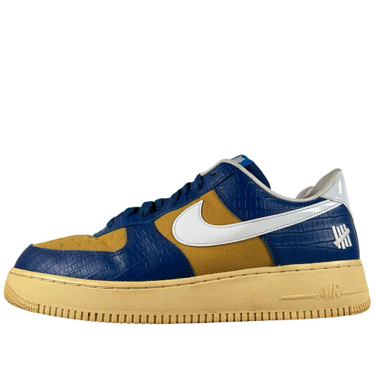 DM8462 400 Nike Air Force 1 Low SP Undefeated 5 On It Blue Yellow Croc [USED] - 12 M (Used)
