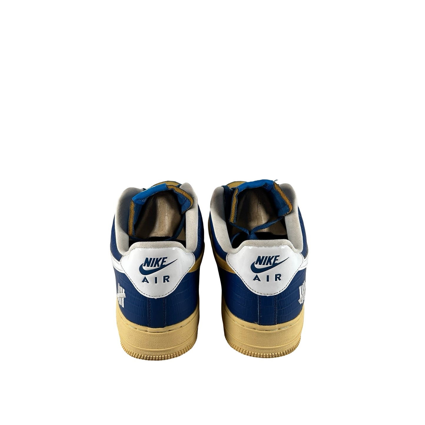 DM8462 400 Nike Air Force 1 Low SP Undefeated 5 On It Blue Yellow Croc [USED] - 12 M (Used)