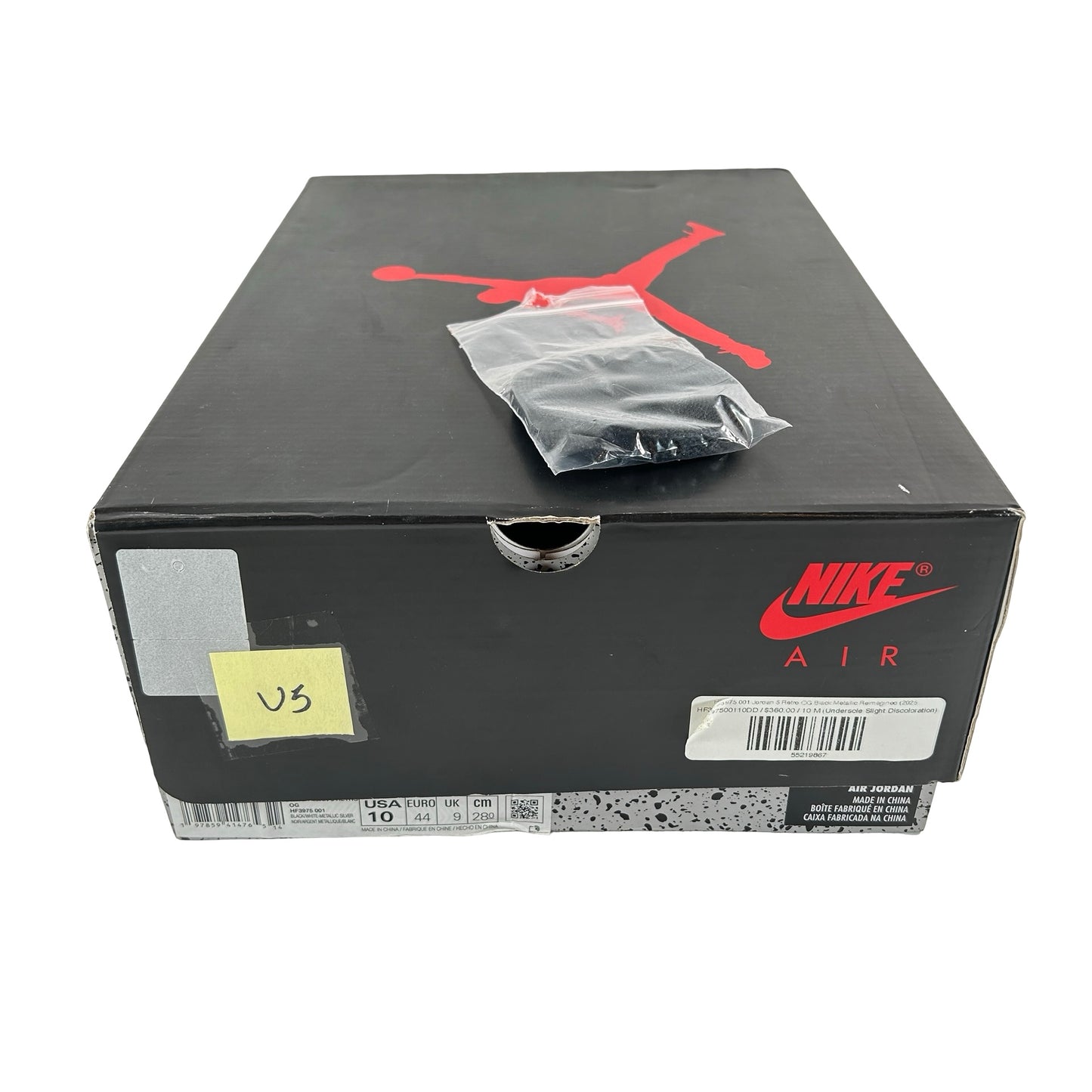 HF3975 001 Jordan 5 Retro OG Black Metallic Reimagined [USED] - 10 M (Used5)