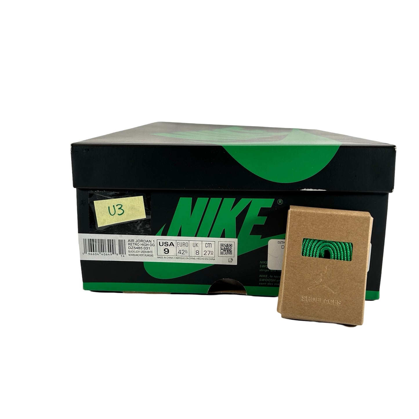 DZ5485 031 Jordan 1 Retro High OG Lucky Green [USED] - 9 M (Used3)