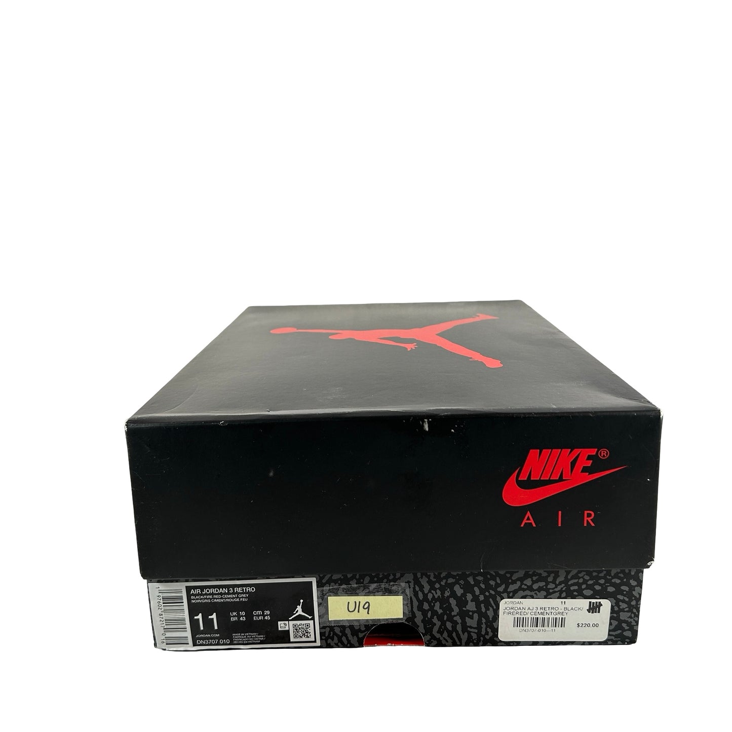 DN3707 010 Jordan 3 Retro OG Black Cement (2024) [USED] - 11 M (Used19)