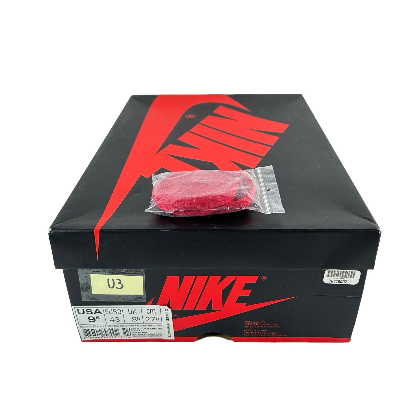 555088 610 Jordan 1 Bred Toe [USED] - 9.5 M (Used3)