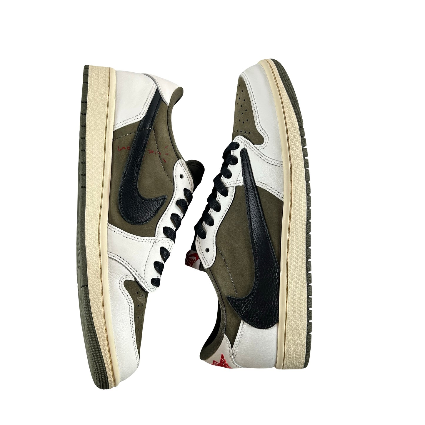 DM7866 200 Jordan 1 Retro Low OG SP Travis Scott Medium Olive [USED] - 10 M (Used3)