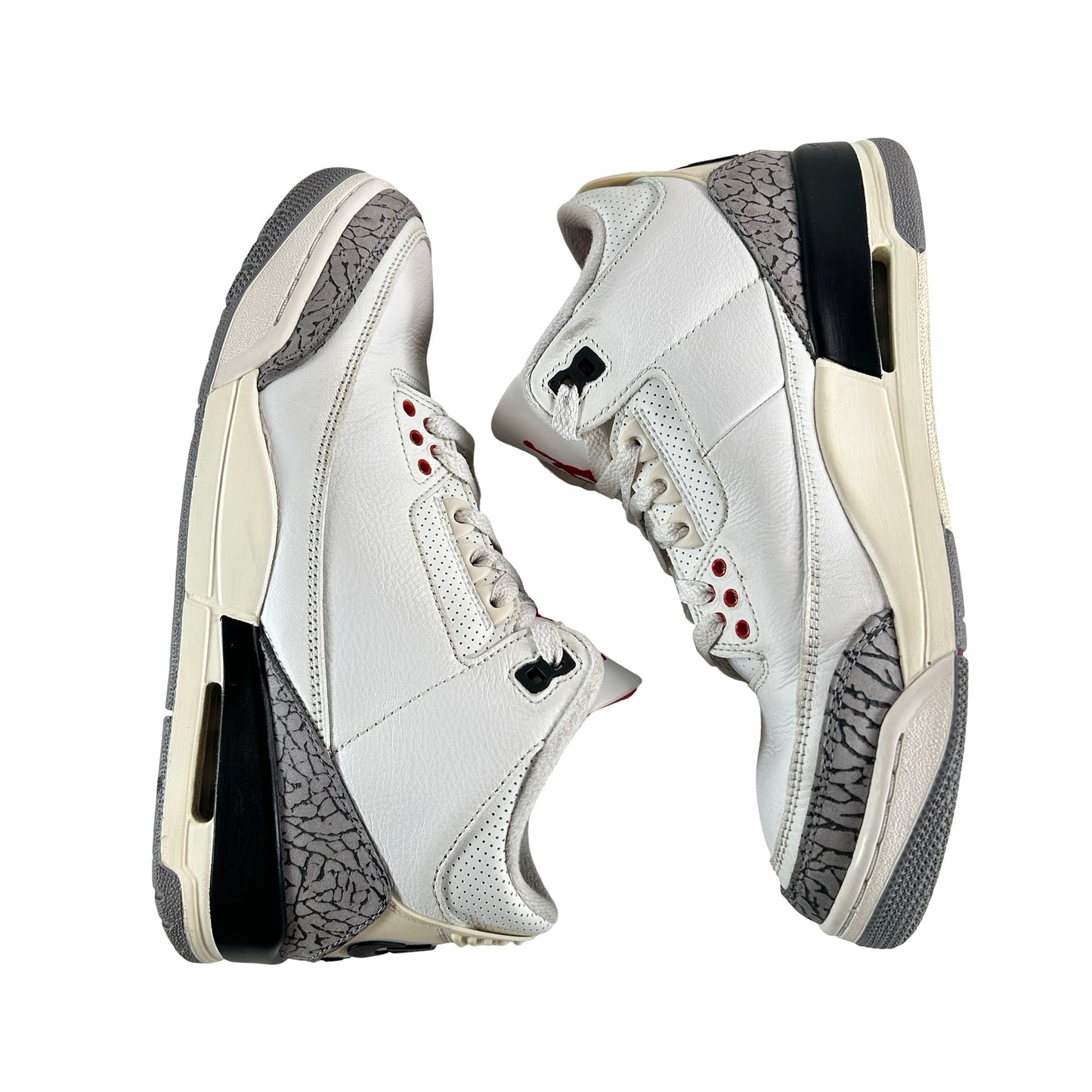DN3707 100 Jordan 3 Retro White Cement Reimagined [USED] - 7.5 M (Used) (No Box)