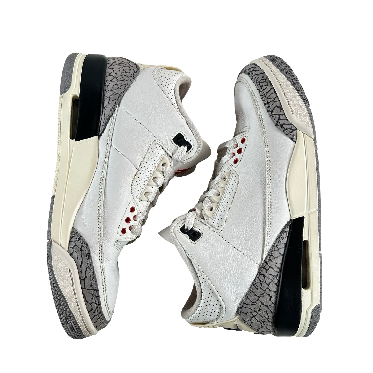 DN3707 100 Jordan 3 Retro White Cement Reimagined [USED] - 7.5 M (Used) (No Box)