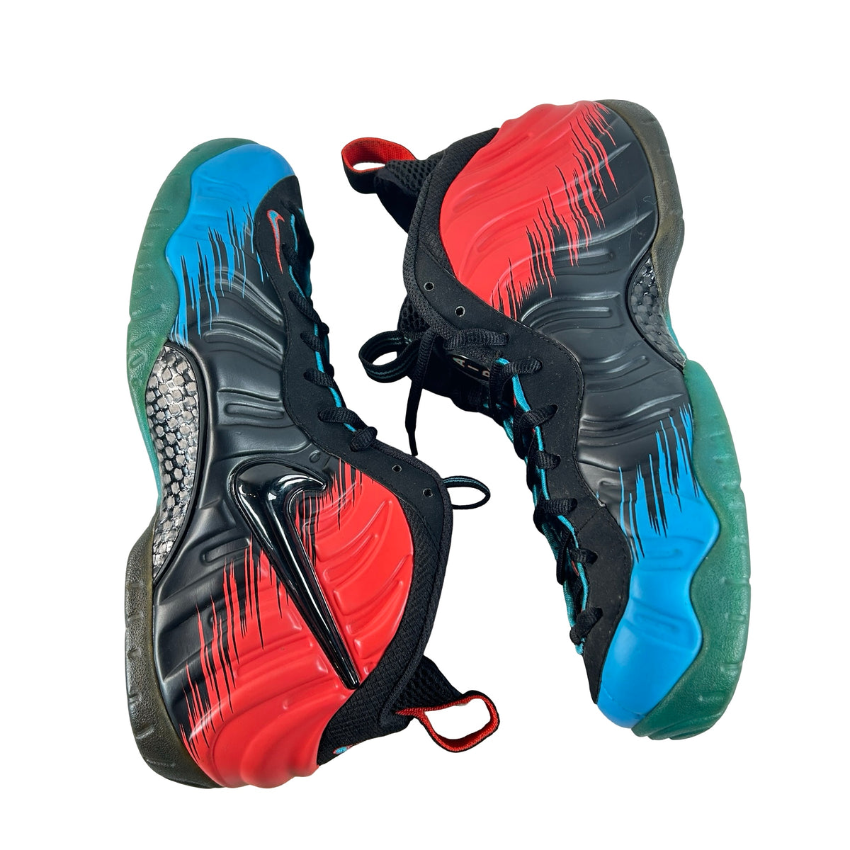 616750 400 Nike Air Foamposite Pro Spiderman [USED] - 11 M (Used) (No Box)