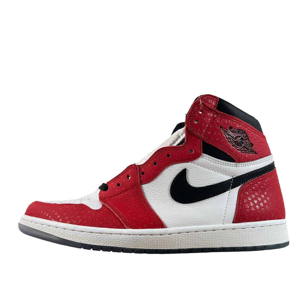 555088 602 Jordan 1 Retro High Spider-Man Origin Story - 11 M (Yellowing) (Blue Dye on Midsole)