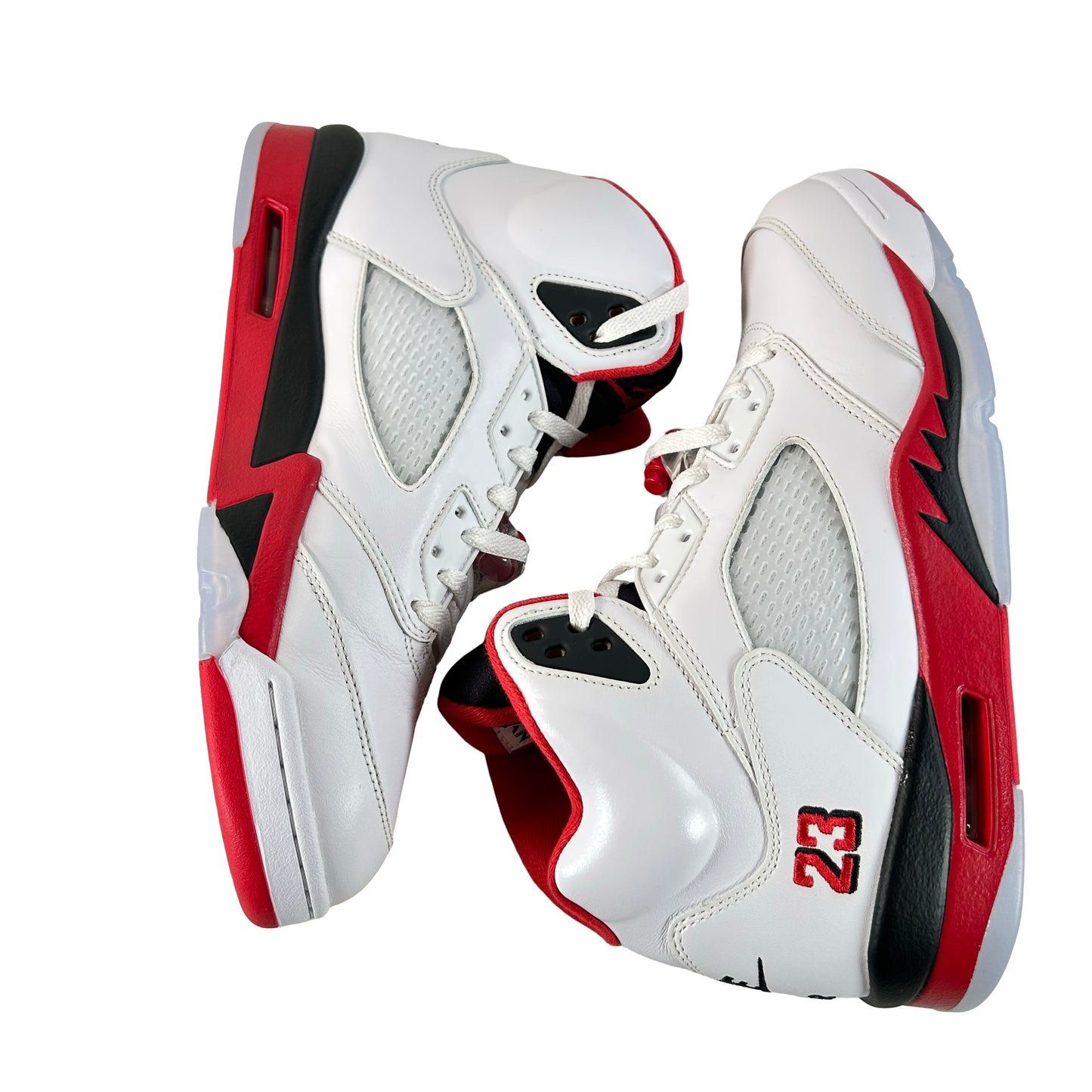 HQ7978 101 Jordan 5 Retro Fire Red Black Tongue (2025) [USED] - 11.5 M (Used3)