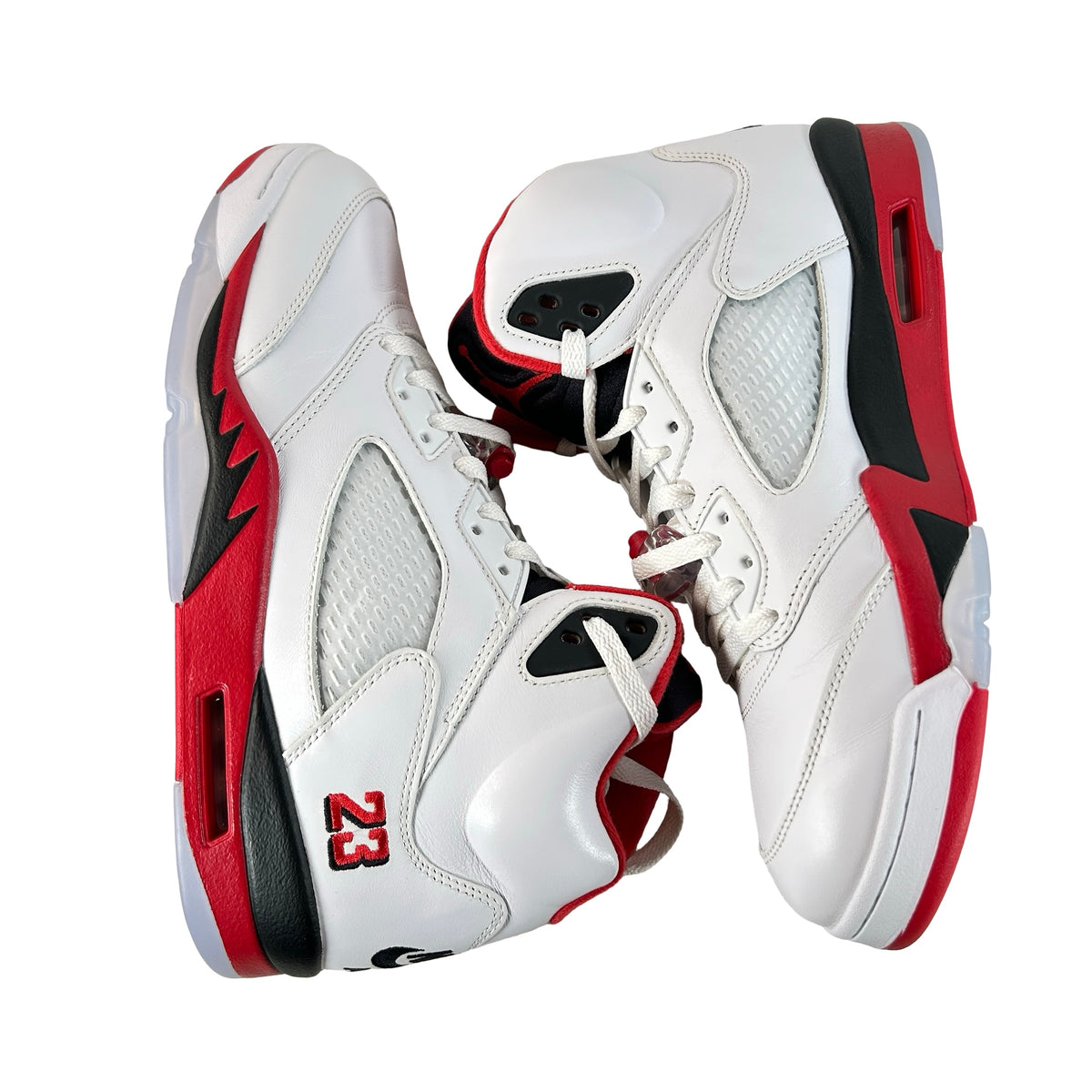 HQ7978 101 Jordan 5 Retro Fire Red Black Tongue (2025) [USED] - 11.5 M (Used3)