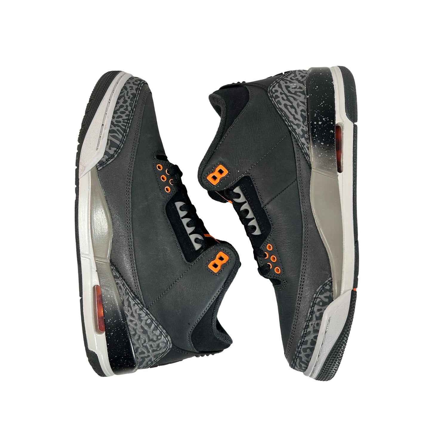 CT8532 080 Jordan 3 Retro Fear Pack (2023) [USED] - 8 M (Used)