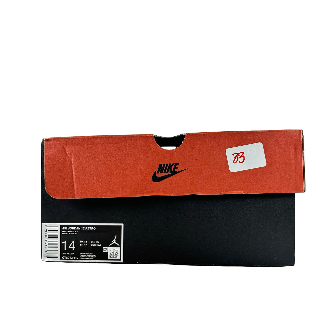 CT8013 117 Jordan 12 Retro Taxi (2025) [USED] - 14 M (Used)