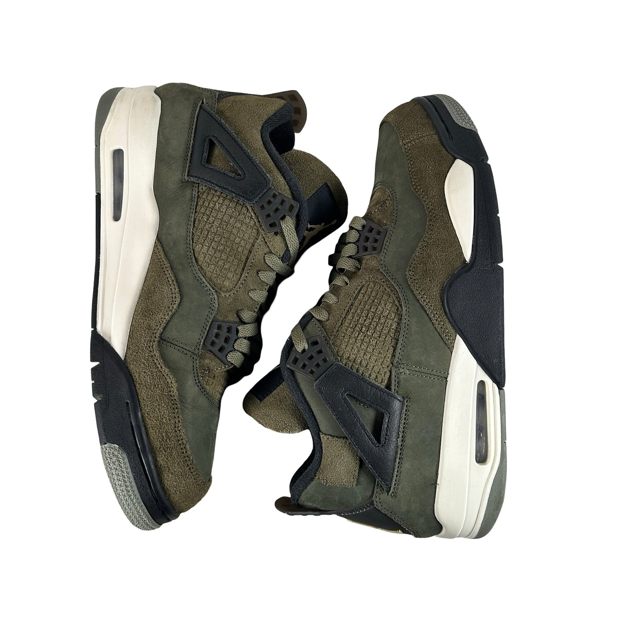 FB9927 200 Air Jordan 4 Craft Medium Olive [USED] - 12 M (Used2) (No Box2)