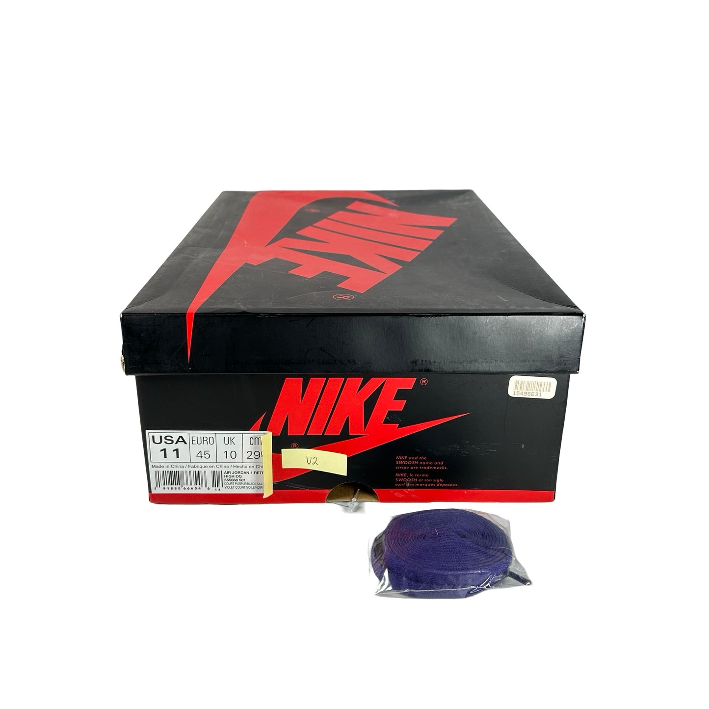 555088 501 Jordan 1 Court Purple [USED] - 11 M (Used2)