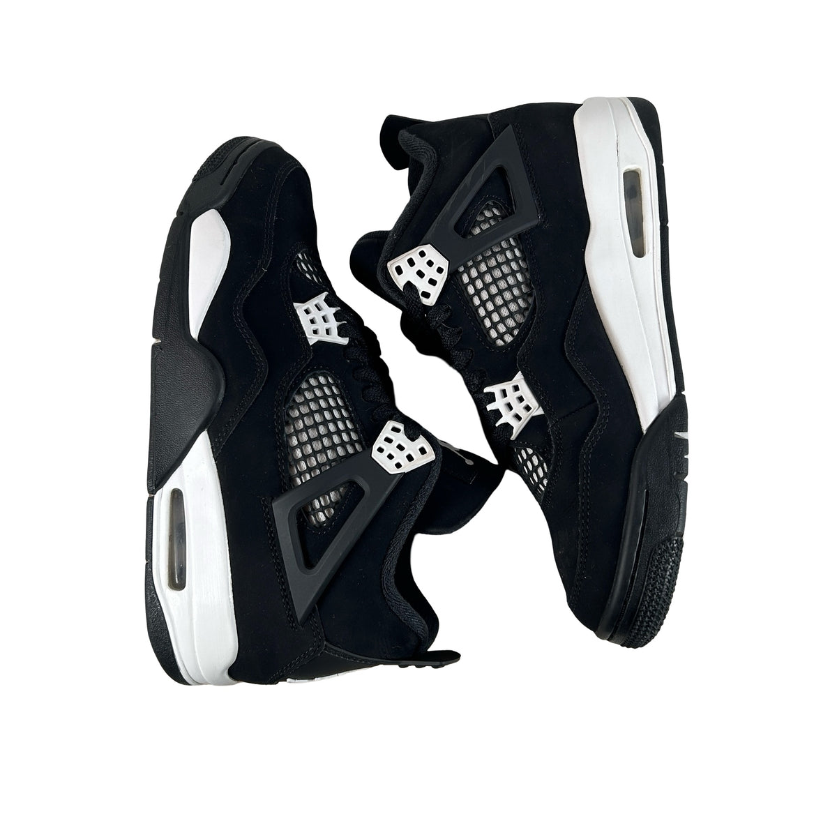 FQ8138 001 Jordan 4 Retro White Thunder [USED] - 6 M (Used) (No Box)