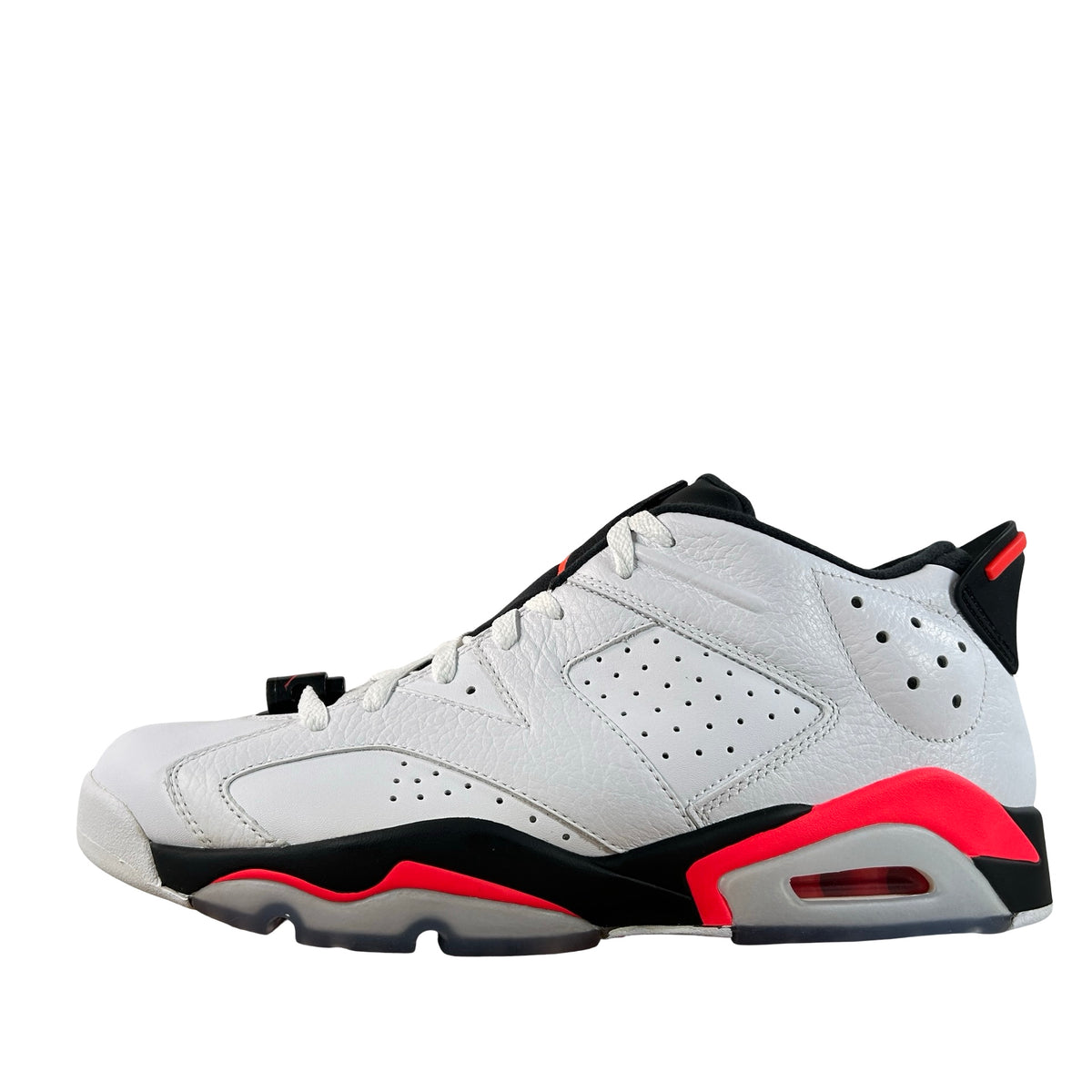 304401 123 Jordan 6 Retro Low Infrared White - 11 M (Dye On Sole)