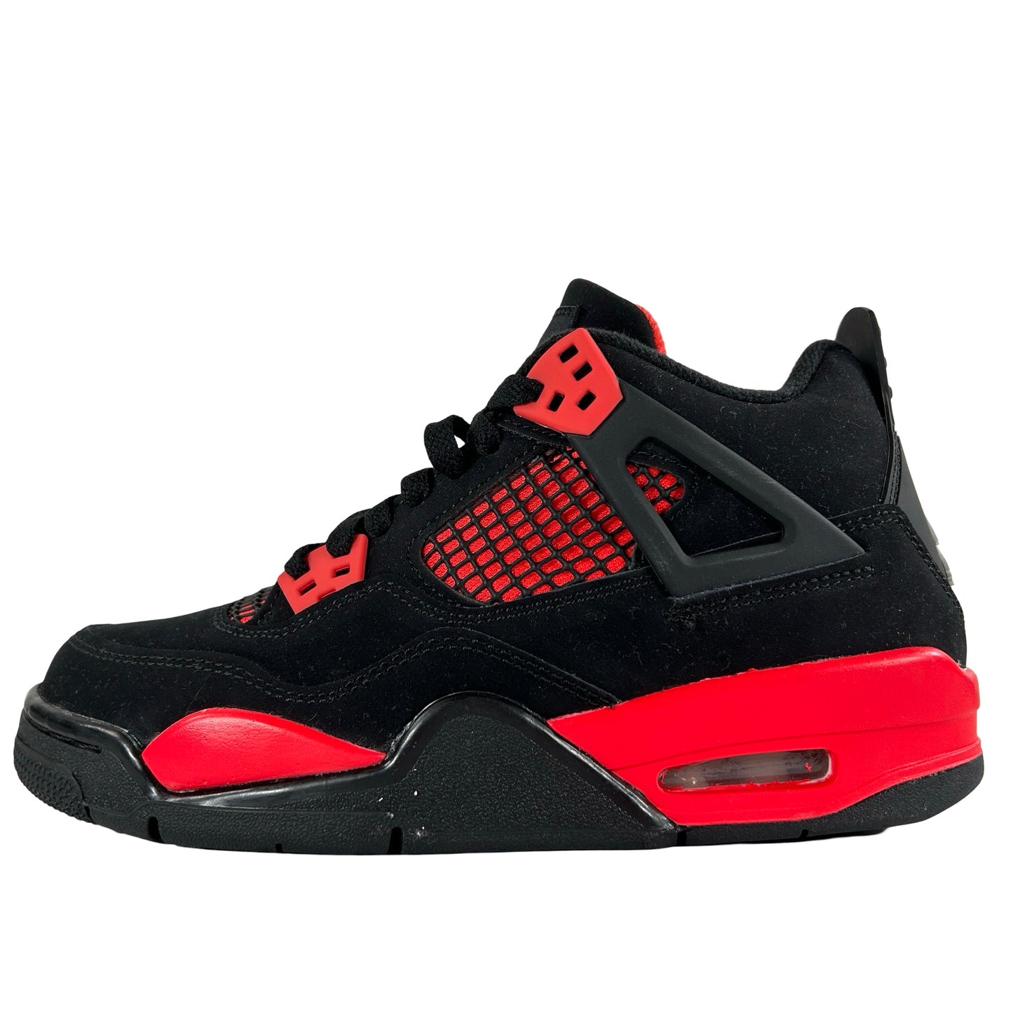 408452 016 Jordan 4 Retro Red Thunder (GS) [CONDITIONAL] - 4.5 Y (Glue Stains)