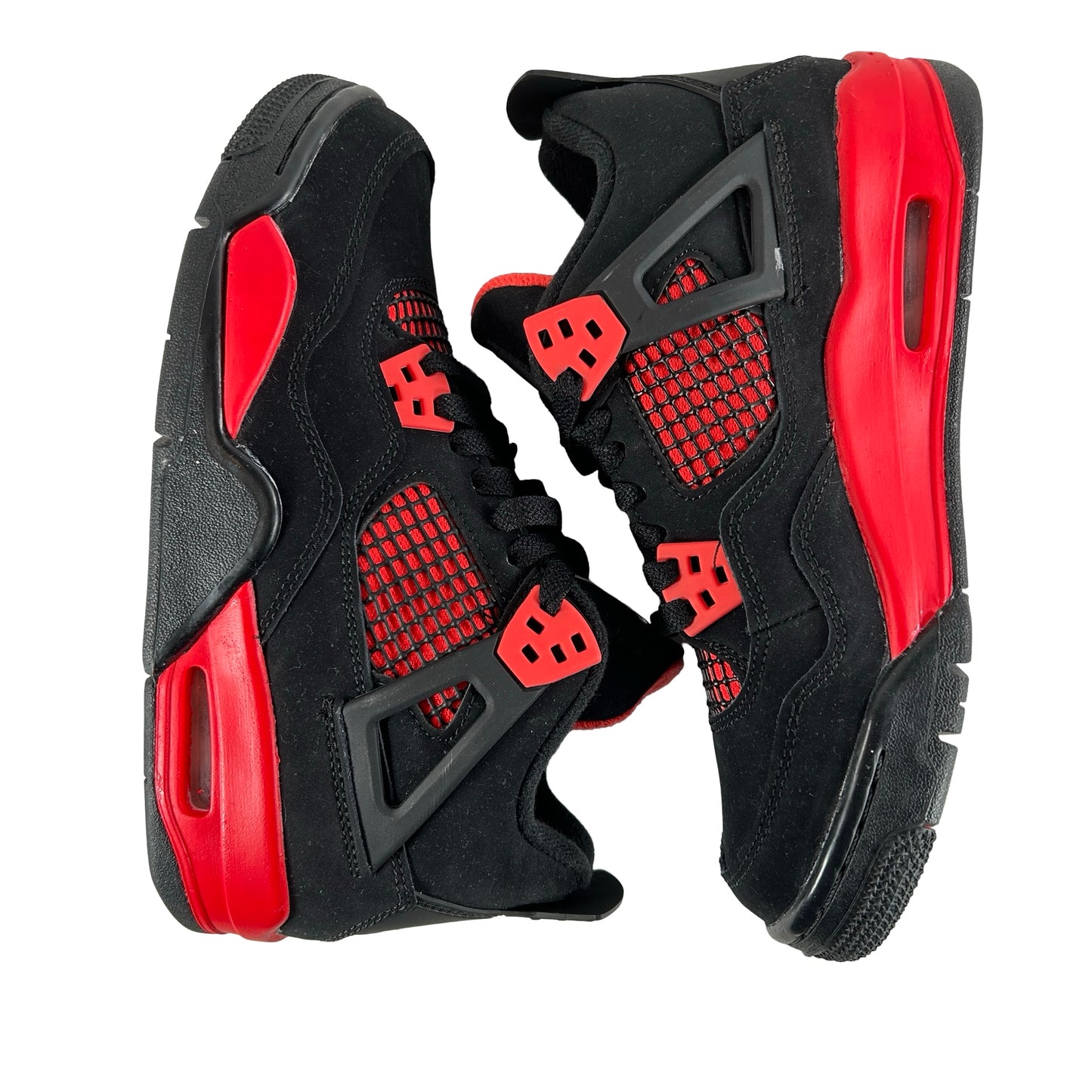 408452 016 Jordan 4 Retro Red Thunder (GS) [CONDITIONAL] - 4.5 Y (Glue Stains)