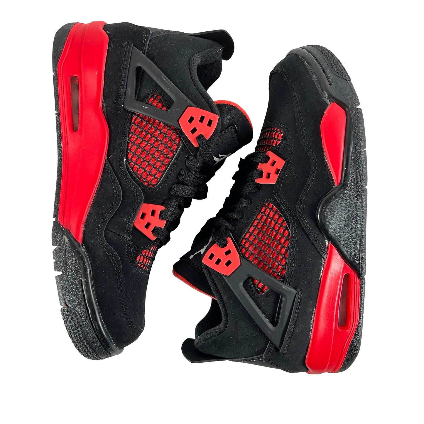 408452 016 Jordan 4 Retro Red Thunder (GS) [CONDITIONAL] - 4.5 Y (Glue Stains)