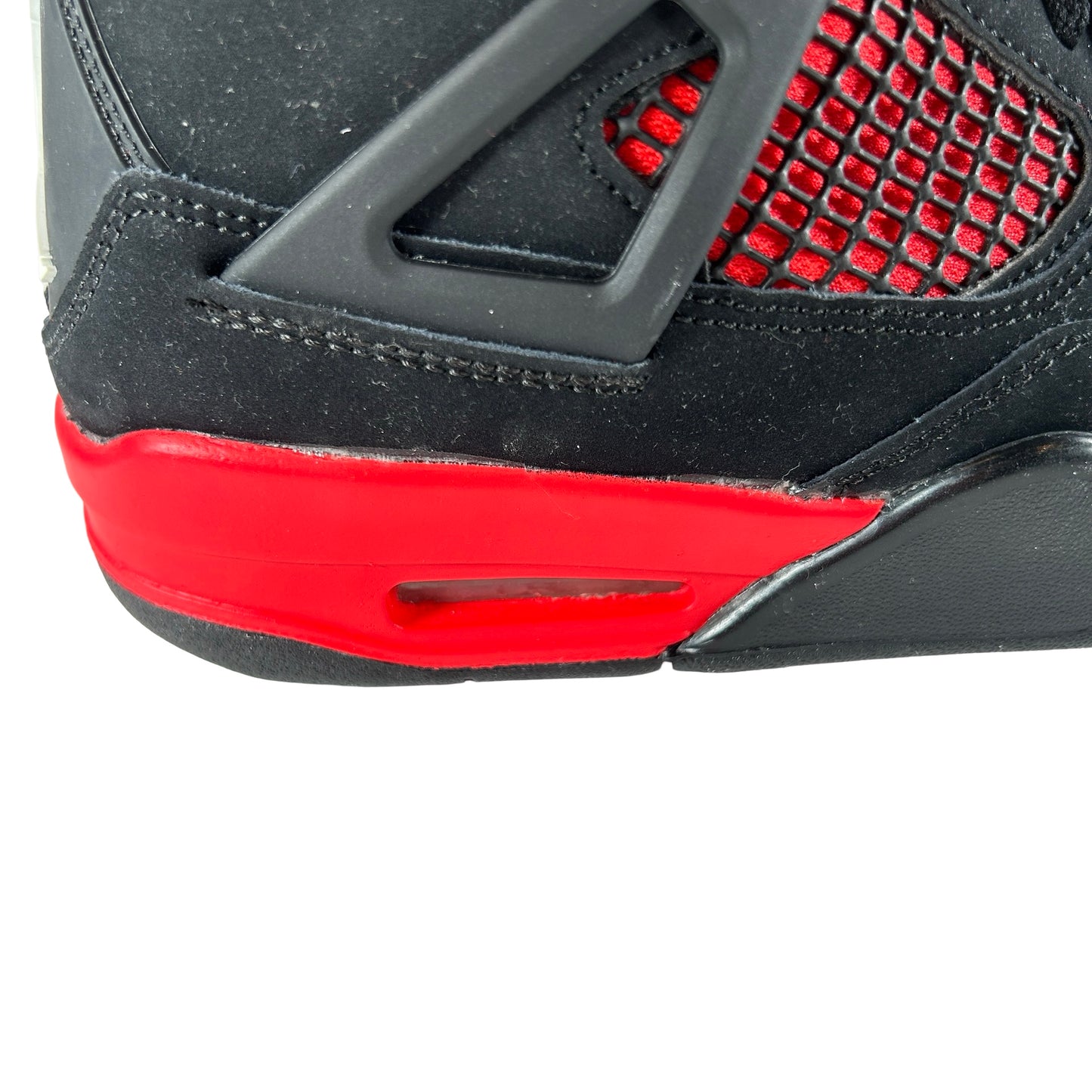 408452 016 Jordan 4 Retro Red Thunder (GS) [CONDITIONAL] - 4.5 Y (Glue Stains)