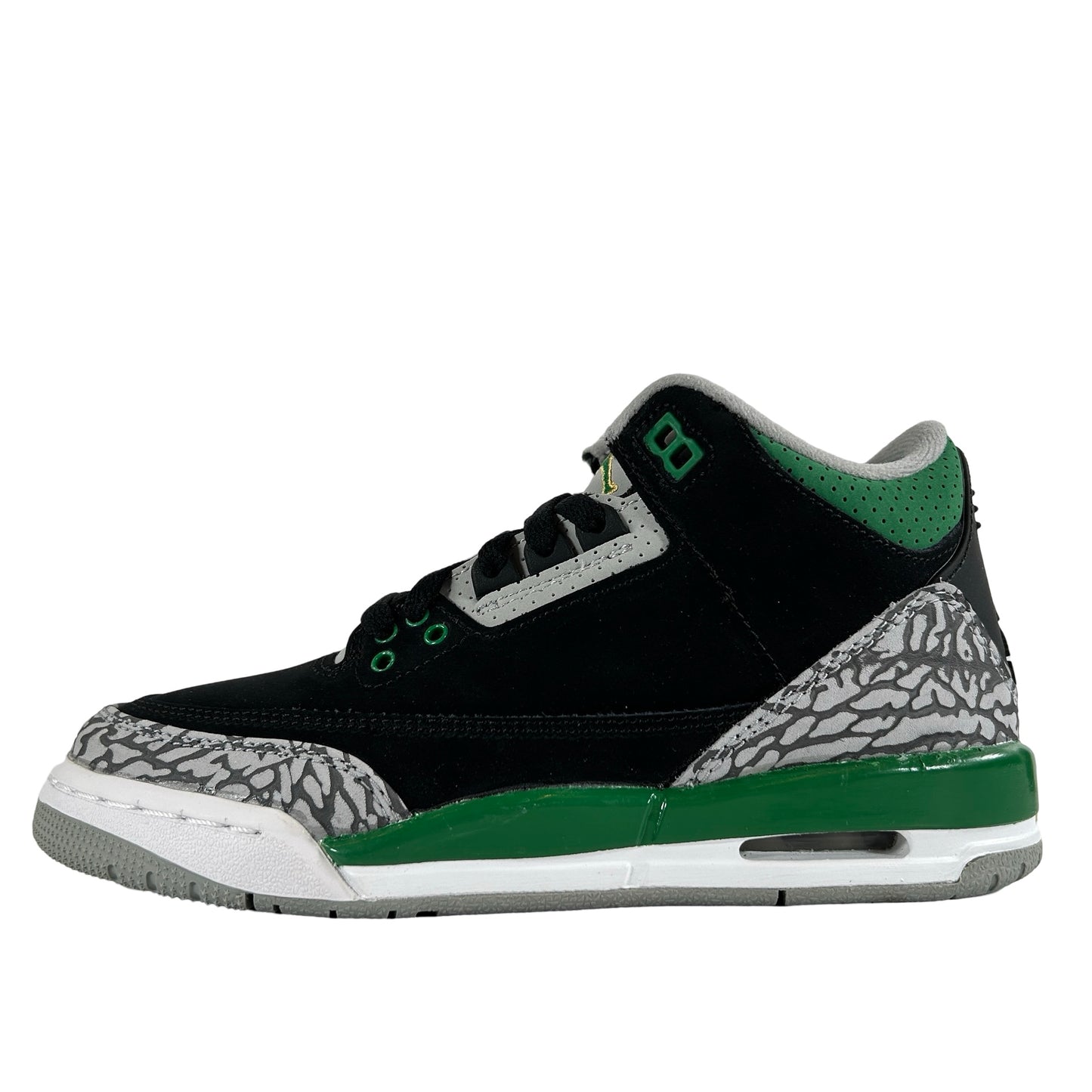 398614 030 Jordan 3 Retro Pine Green (GS) [CONDITIONAL] - 4.5 Y (Glue Stains)