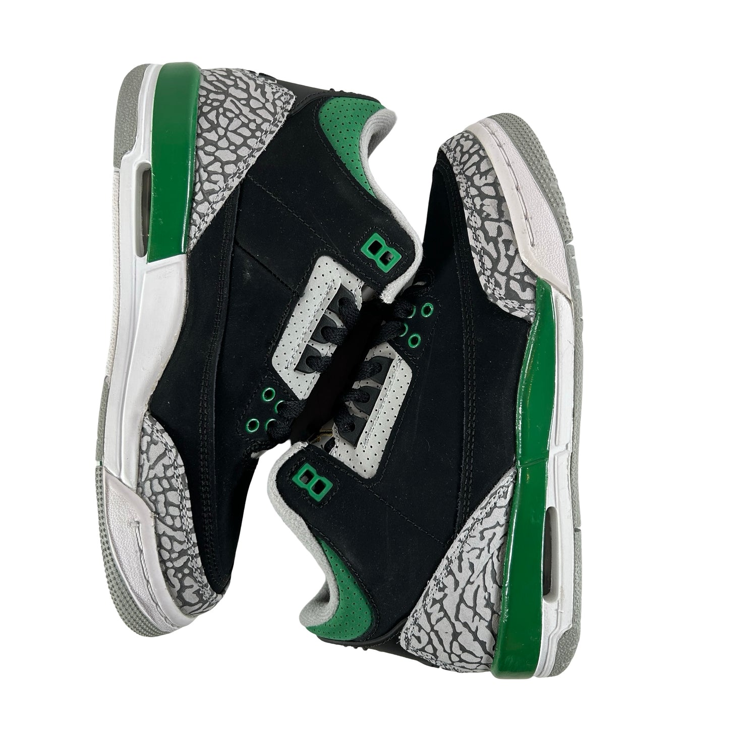398614 030 Jordan 3 Retro Pine Green (GS) [CONDITIONAL] - 4.5 Y (Glue Stains)