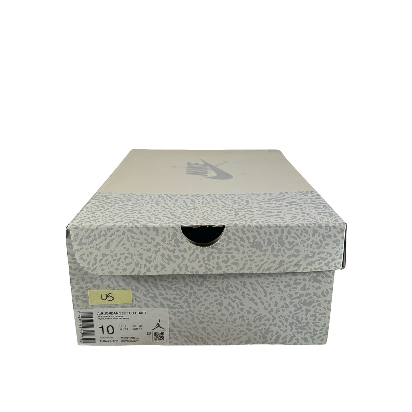 FJ9479 100 Jordan 3 Retro Craft Ivory [USED] - 10 M (Used5)