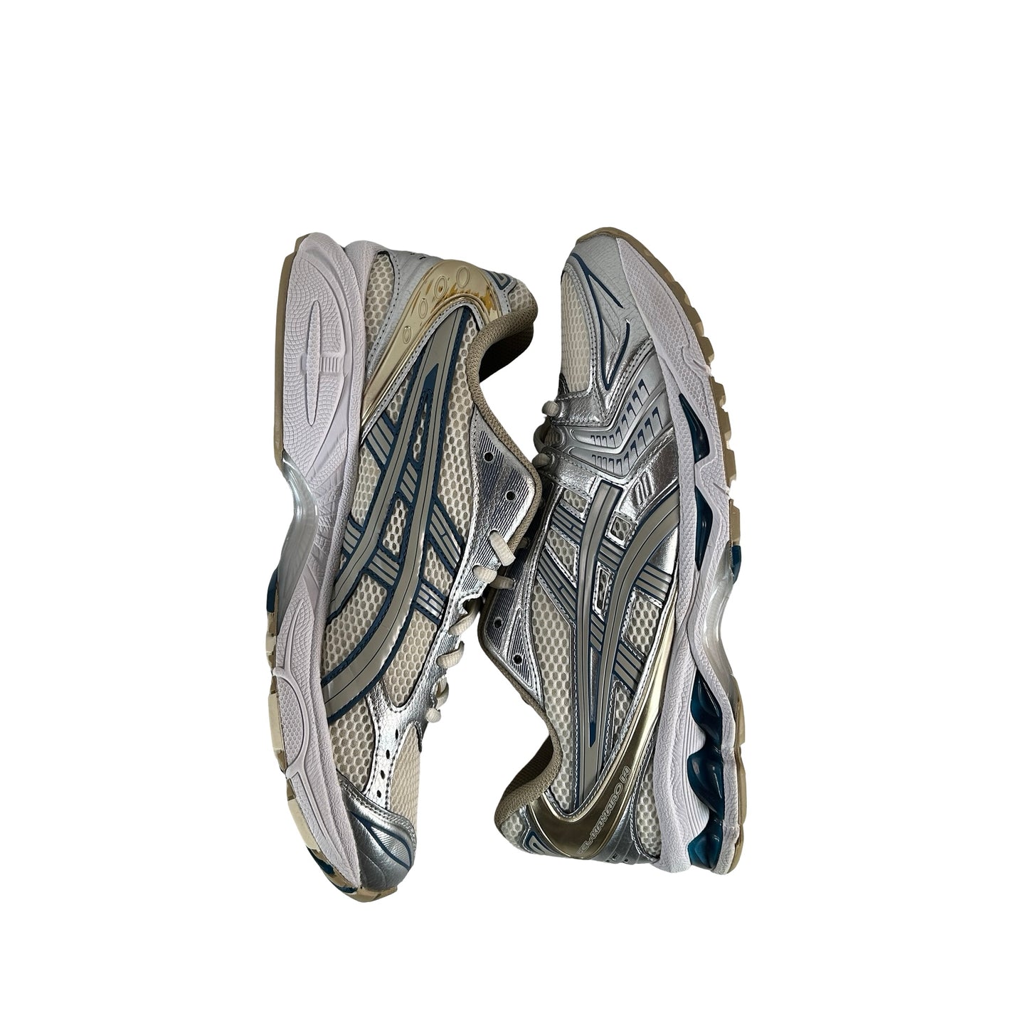 1201A019 105 ASICS Gel-Kayano 14 Cream Pure Silver Champagne [USED] - 10 M (Used)