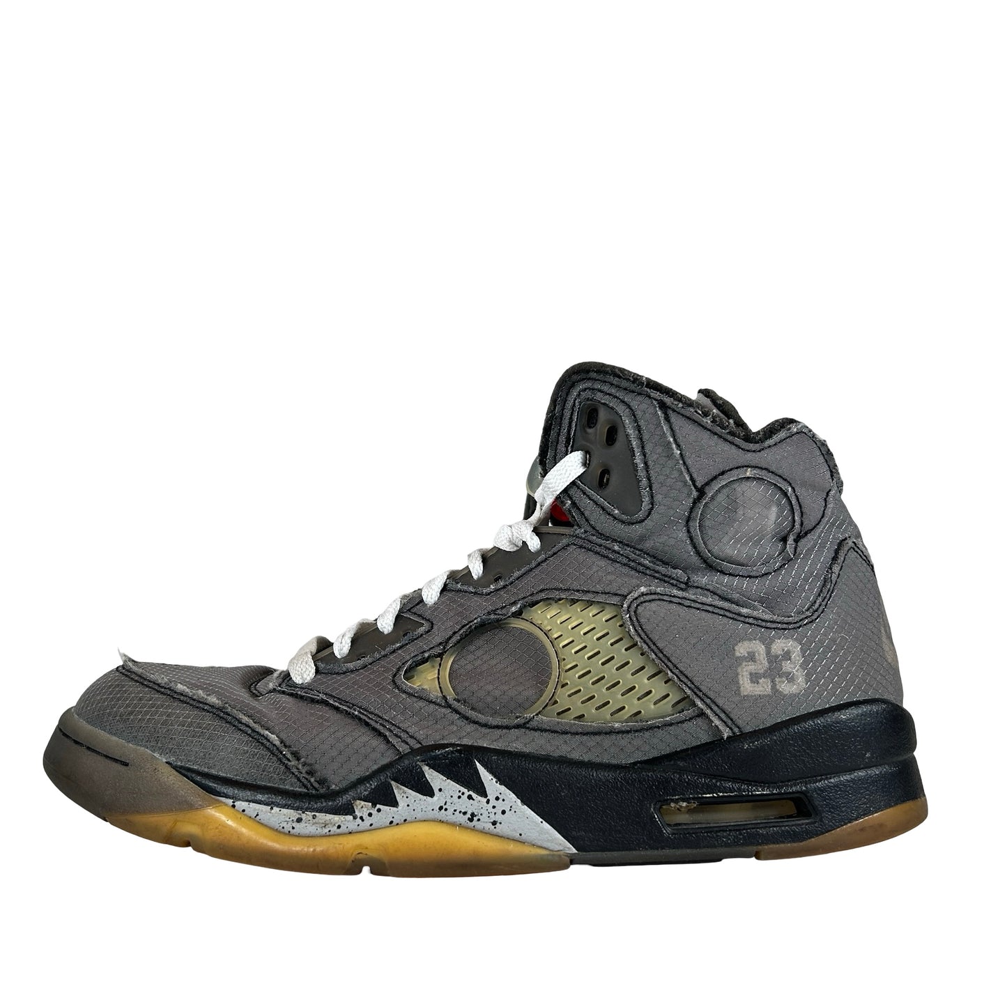 CT8480 001 Jordan 5 Off-White Black [USED] - 9 M (Used8)