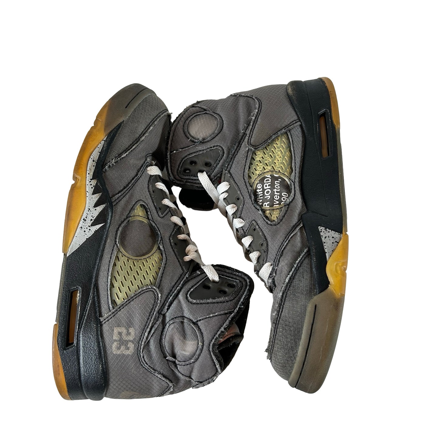 CT8480 001 Jordan 5 Off-White Black [USED] - 9 M (Used8)