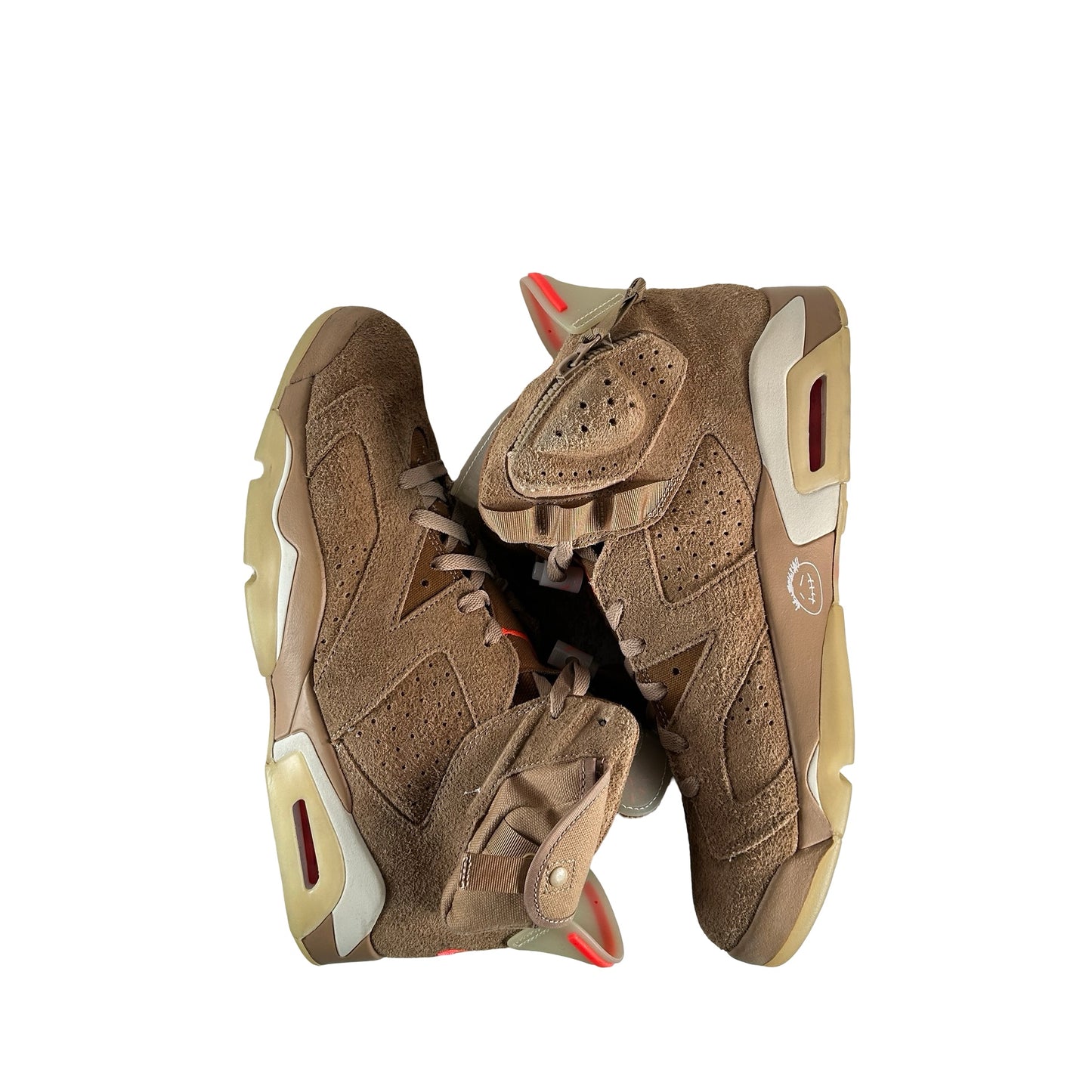 DH0690 200 Jordan 6 Retro Travis Scott British Khaki [USED] - 12 M (Used3)