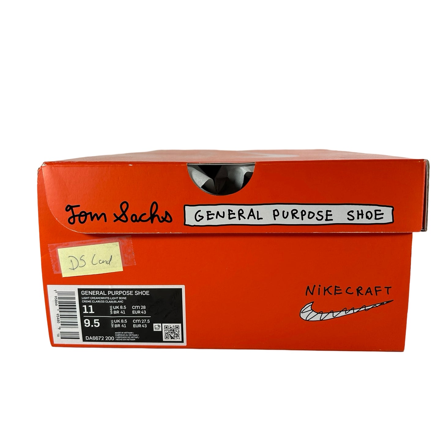 DA6672 200 NikeCraft General Purpose Shoe Tom Sachs [CONDITIONAL] - 11 W (Yellowing around swoosh)