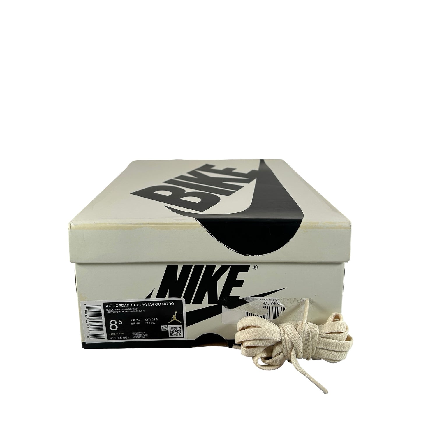 IB8958 001 Jordan 1 Retro Low OG Nigel Sylvester Nitro Better With Time [USED] - 8.5 M (Used)
