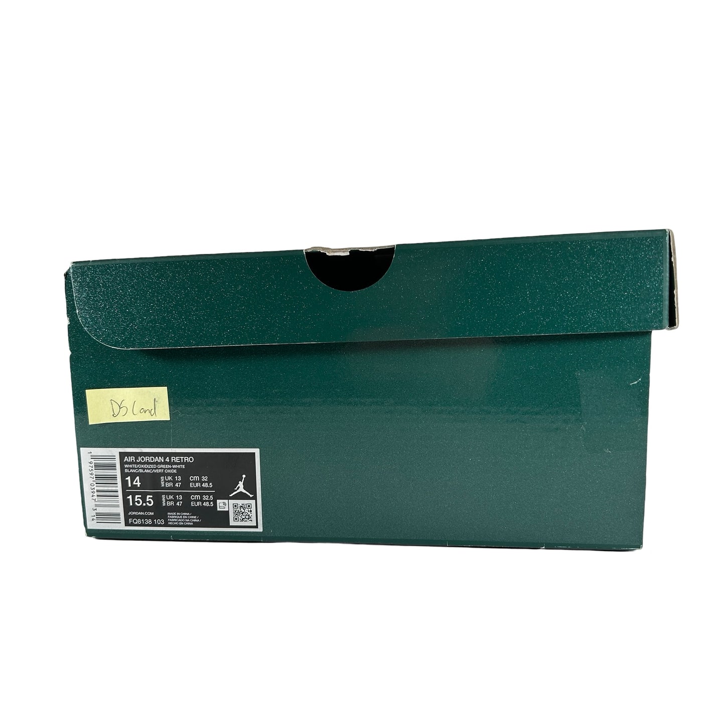 FQ8138 103 Jordan 4 Retro Oxidized Green [CONDITIONAL] - 14 M (Yellowing along stitching)