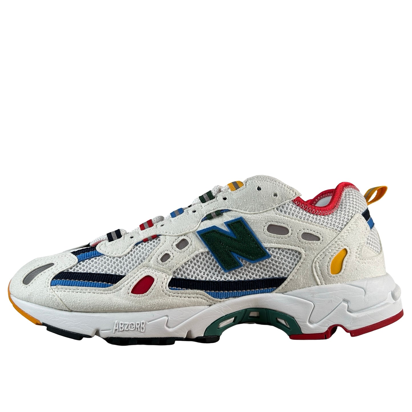 ML827ALD New Balance 827 Abzorb Aime Leon Dore White Multi [USED] - 11 M (Used)