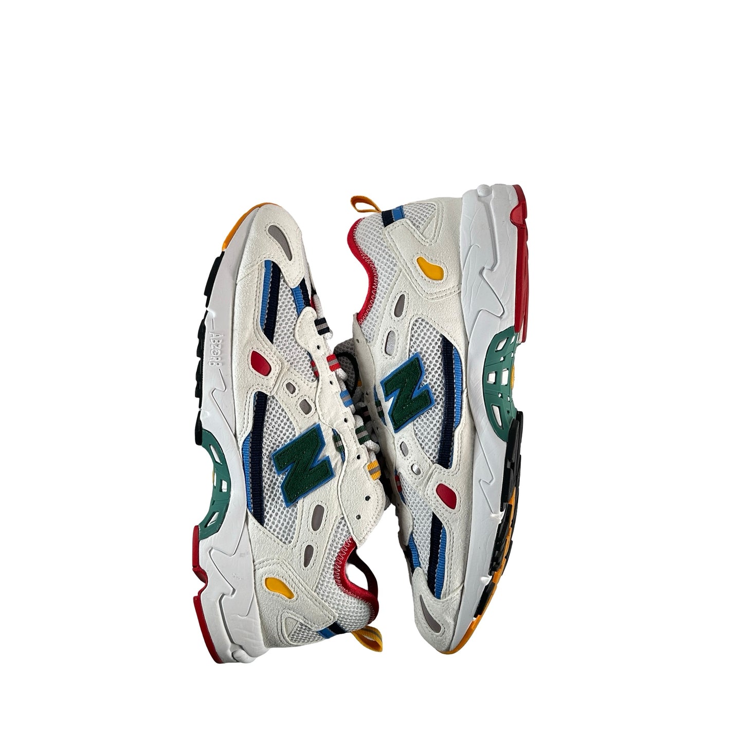 ML827ALD New Balance 827 Abzorb Aime Leon Dore White Multi [USED] - 11 M (Used)