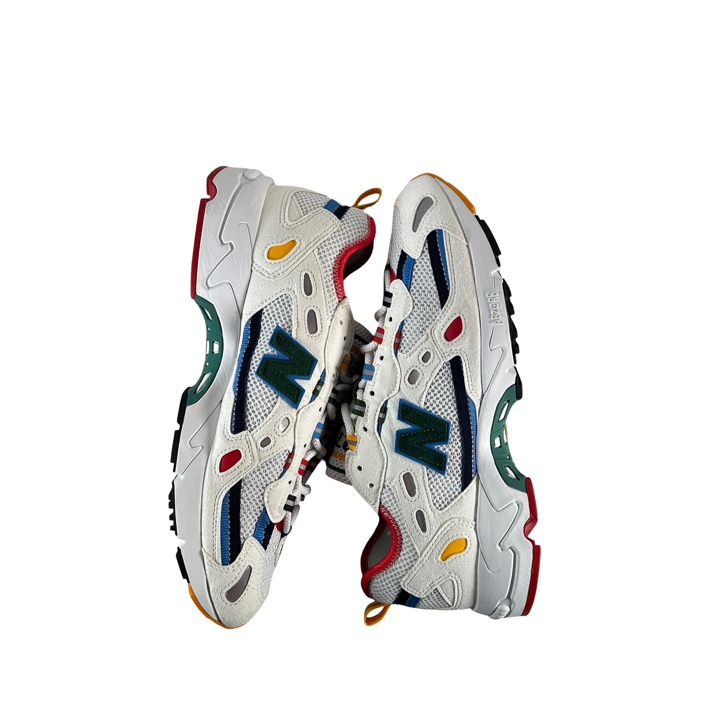 ML827ALD New Balance 827 Abzorb Aime Leon Dore White Multi [USED] - 11 M (Used)