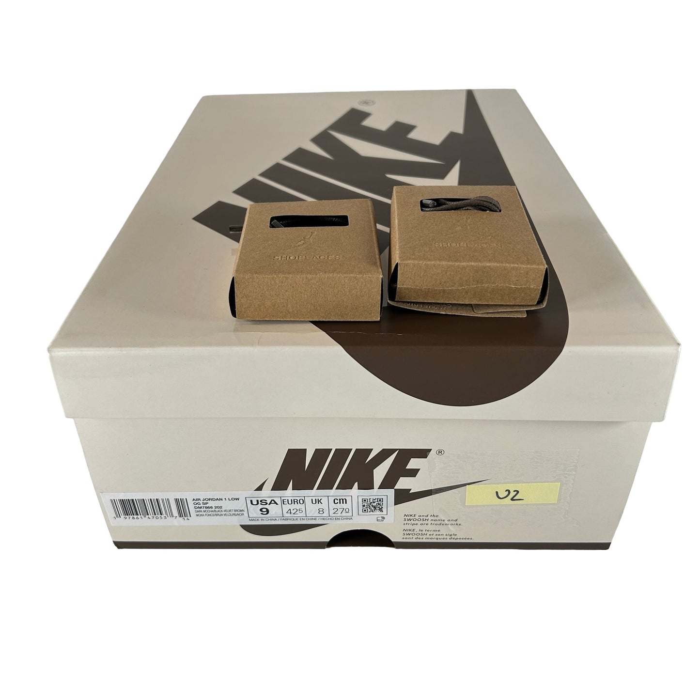 DM7866 202 Jordan 1 Retro Low OG SP Travis Scott Velvet Brown [USED] - 9 (Used2)
