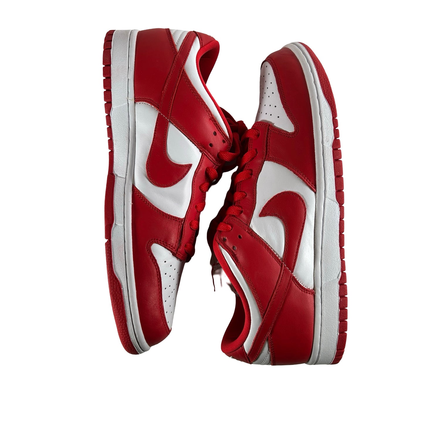 CU1727 100 Dunk Low Rojo Universitario