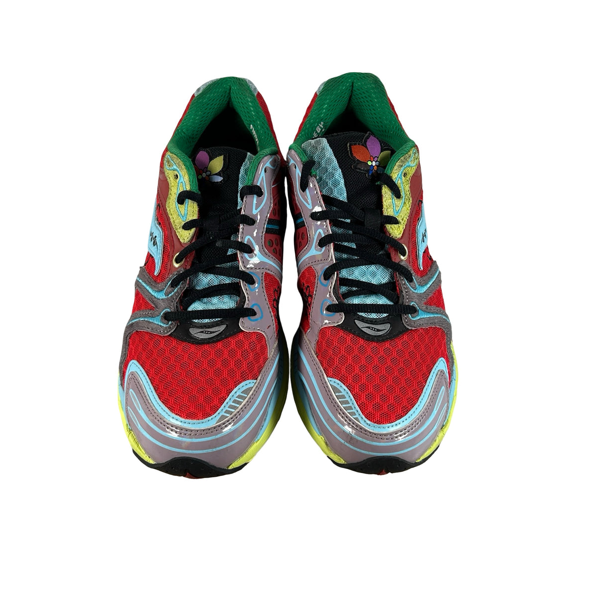 S70966 1 Saucony ProGrid Triumph 4 Jae Tips Flowers Grow Uptown Poison Ivy [USED] - 10 M (Used) (Replace Box)