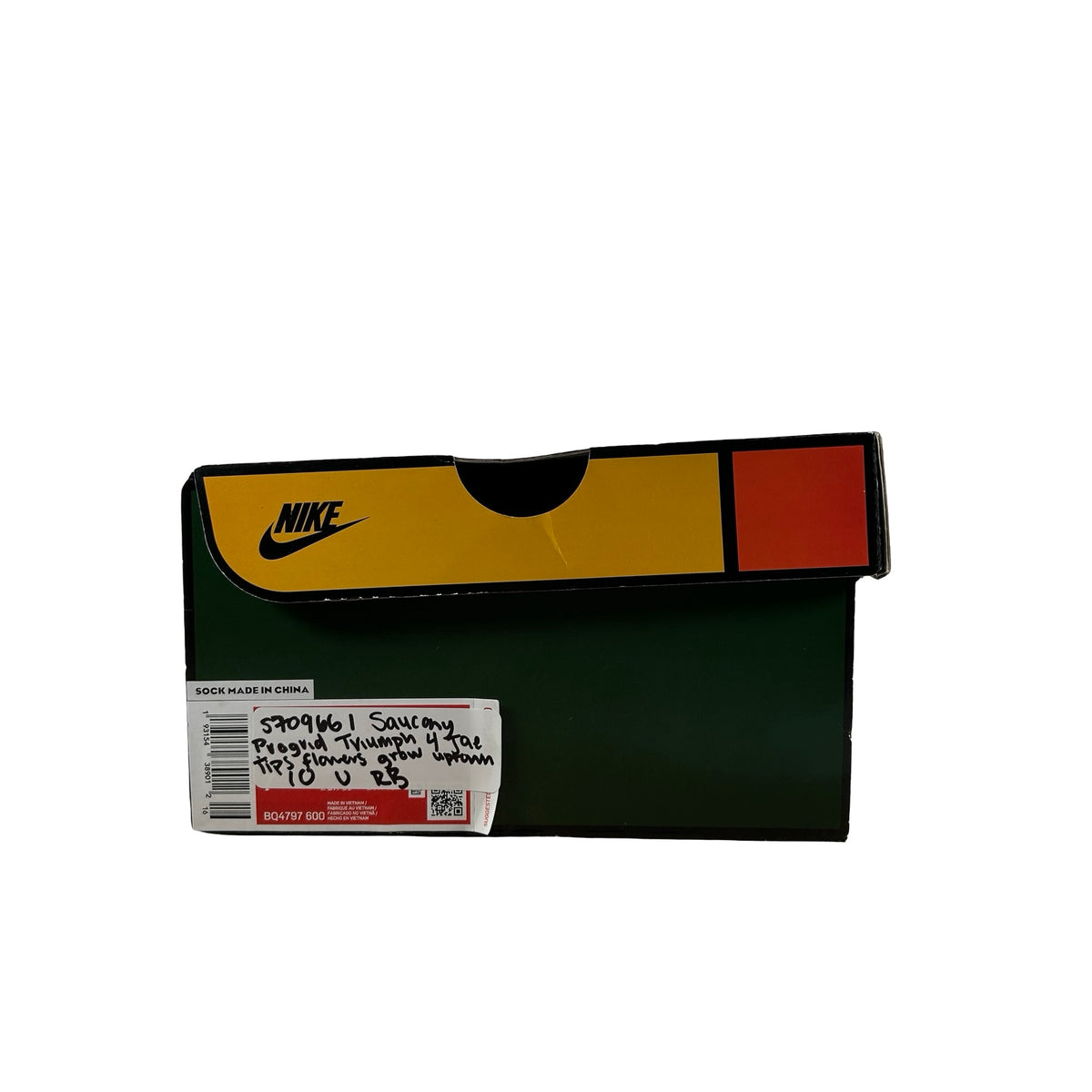 S70966 1 Saucony ProGrid Triumph 4 Jae Tips Flowers Grow Uptown Poison Ivy [USED] - 10 M (Used) (Replace Box)