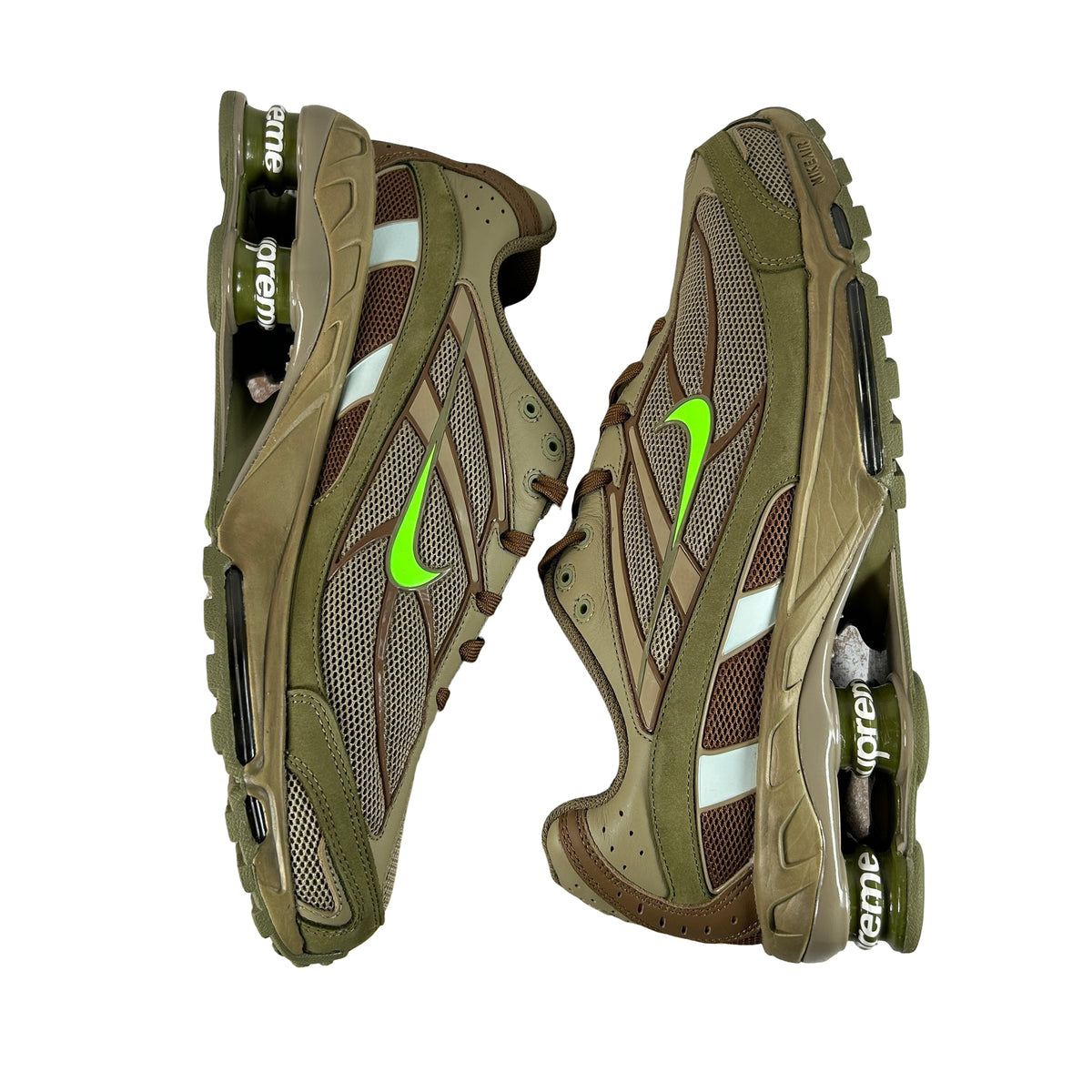 DN1615 200 Nike Shox Ride 2 SP Supreme Olive [USED] - 11 M (Used)