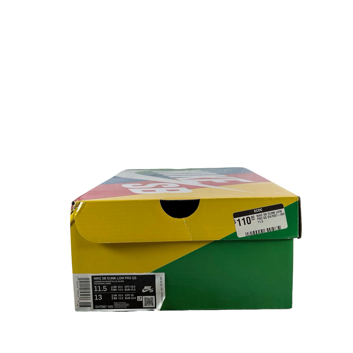 DH7687 400 Nike SB Dunk Low Pro FTC Lagoon Pulse [USED] - 11.5 M (Used)