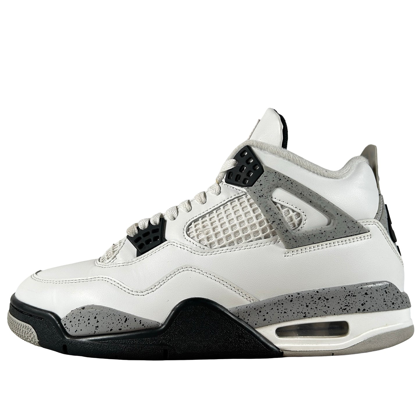 FV5029 100 Jordan 4 Retro White Cement (2025) [USED] - 9 M (Used10)