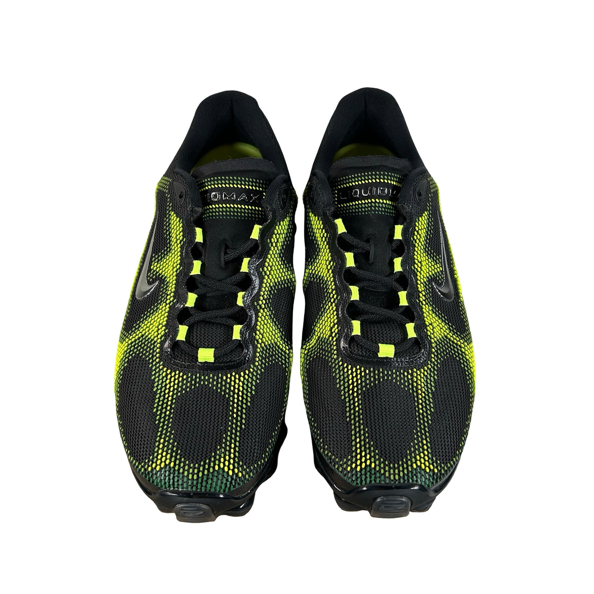 IQ7634 001 Nike Air Liquid Max Black Green Apple [USED] - 8 M (Used)