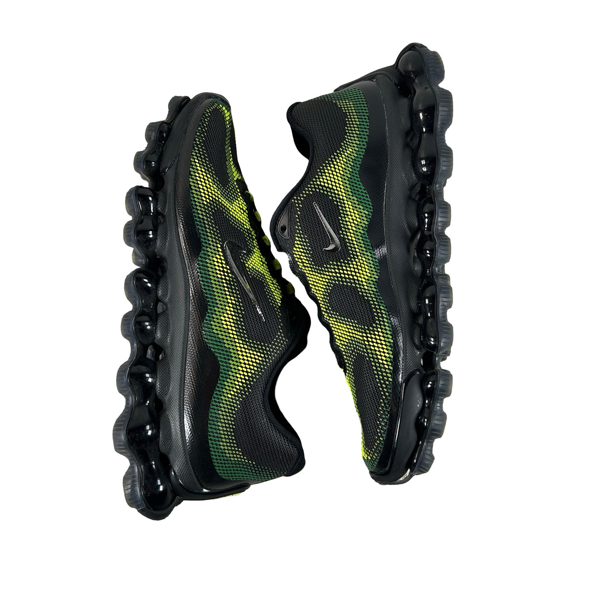 IQ7634 001 Nike Air Liquid Max Black Green Apple [USED] - 8 M (Used)