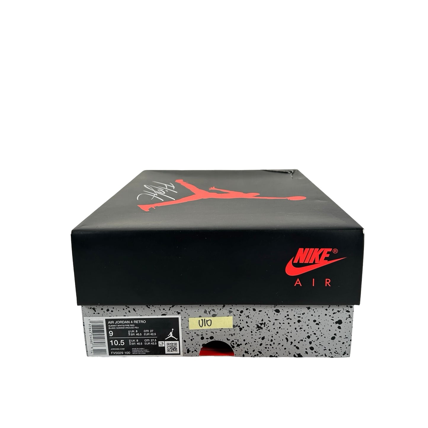 FV5029 100 Jordan 4 Retro White Cement (2025) [USED] - 9 M (Used10)