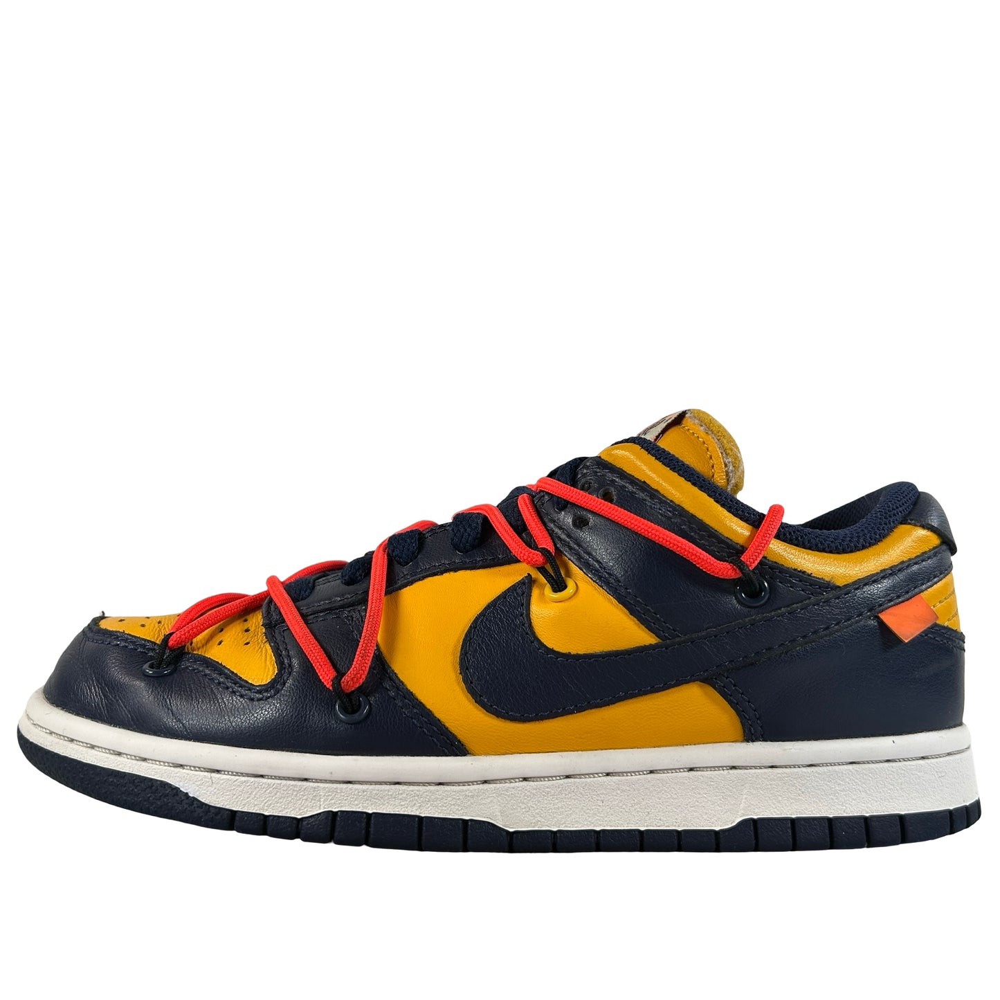 CT0856 700 Dunk Low Off-White University Gold [USED] - 5 M (Used)